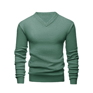Autumn and Winter Men's Casual Pullover Sweater Solid Color Turtleneck Knit New Style