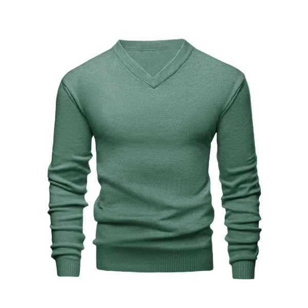 Autumn and Winter Men's Casual Pullover Sweater Solid Color Turtleneck Knit New Style