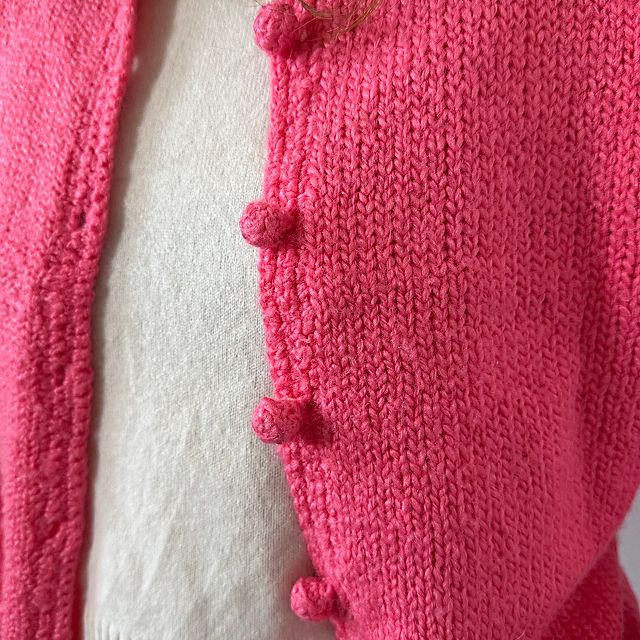 OEM Service Wholesale 90s Vintage Style Cropped Knit Jacket European & American Fashion Solid Sweater Women's Wear Spot - 图片 2