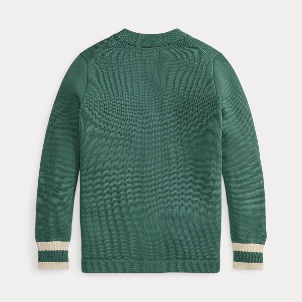 Custom Varsity Cardigan Factory OEM Chenille Letter Patch Cotton Blend Knitwear Manufacturer Preppy Letterman Cardigan - 图片 2
