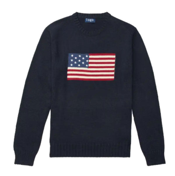 Men's Anti-Wrinkle Chain Sweater Cardigan Fashion Knitwear with Cashmere Zip Knitting Machine Pullover - 图片 3