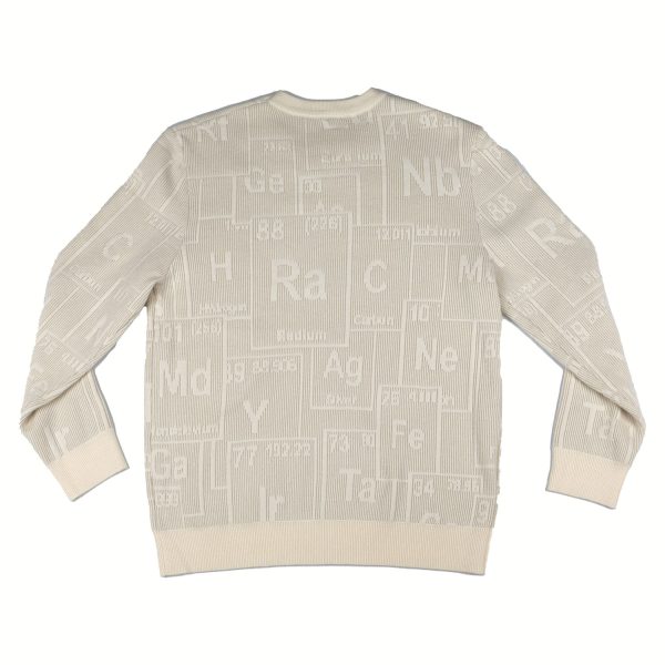 Custom Geek Chic Jacquard Sweater Factory Periodic Table Knitwear Manufacturer OEM Graphic Pullover - 图片 2