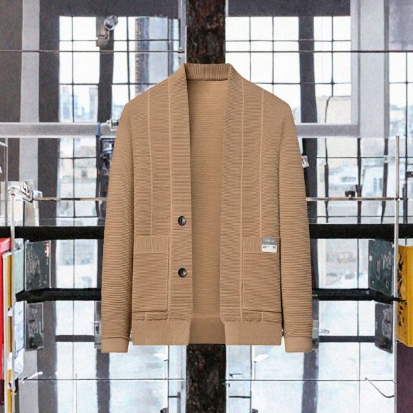 Men's High Quality Casual Coats and Jackets Winter Fashion Knitted Cardigan Sweater Autumn/Winter Collection - 图片 3