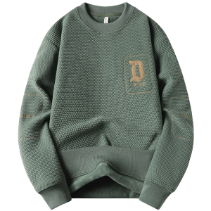 Custom Men's Thickened Warm Pullover Sweater Winter Crew Neck Logo Knitted Sweater Factory Wholesale Low Order Quantity