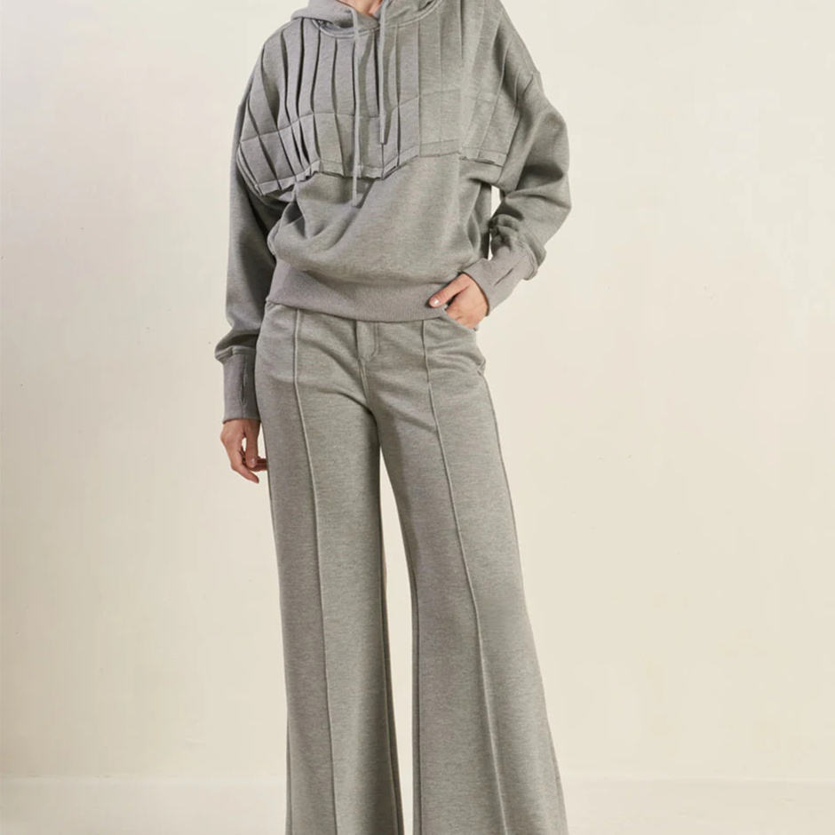 SImple Perfect Pullover Sweatershirts Hoodie for Woman Ladies Fashion Hoodie Design -sense Light Grey Hooded Personalized Wool