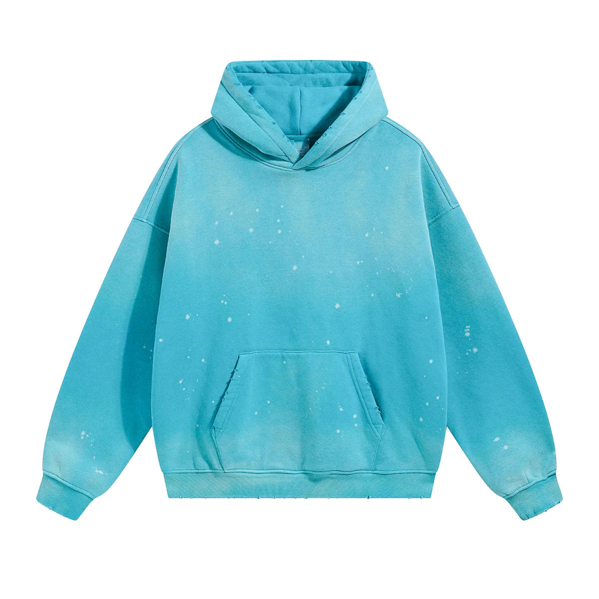 Street Graffiti Ink Splatter Pullover Hoodie for Women Hip-Hop Loose Hooded Sweatshirt Unisex Autumn and Winter Casual Top - 图片 4