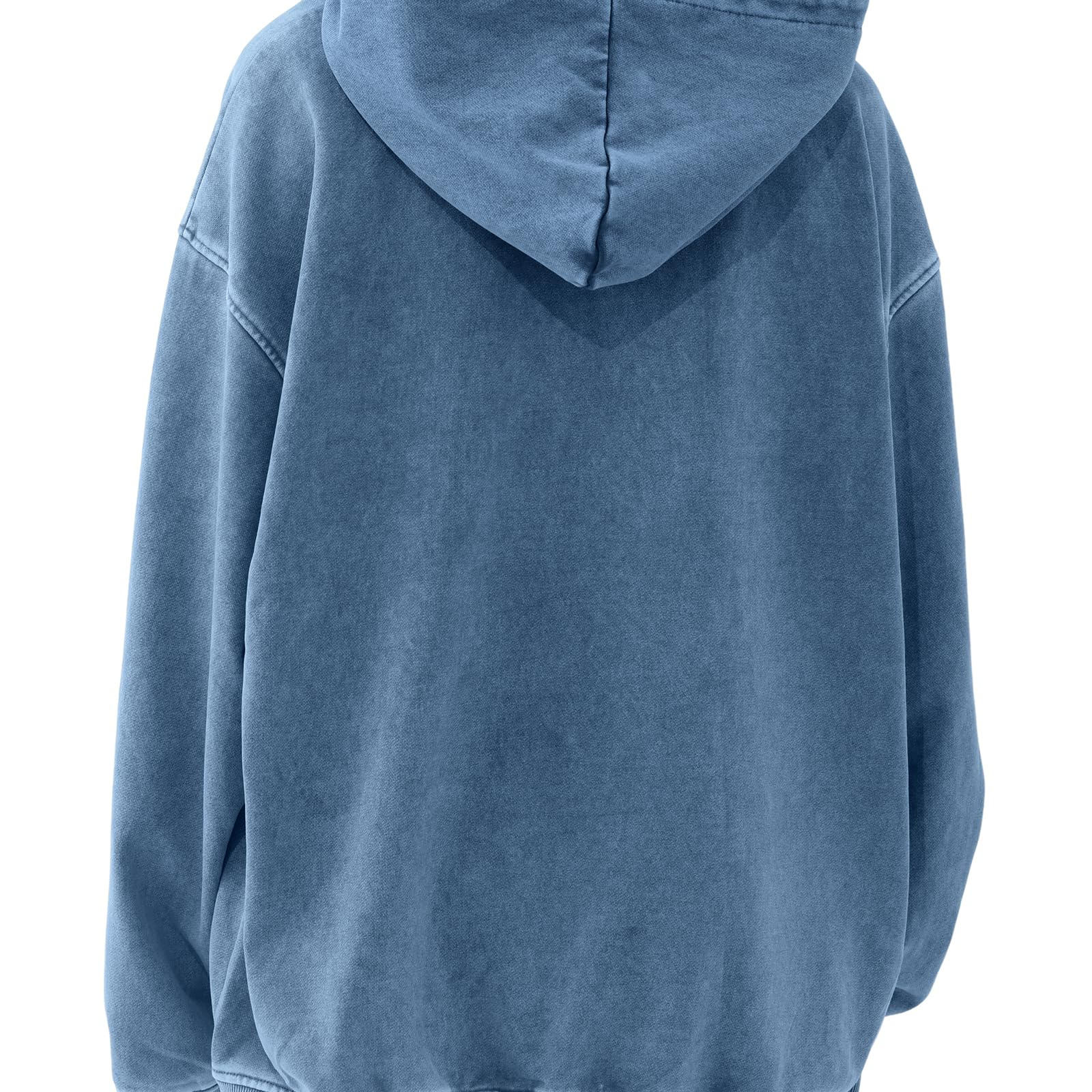 OEM SERVICE Solid Mens Acid Wash Hoodie Oversized Vintage Hoodies Heavyweight Distress Washed Sweatshirt High Quality Hoodie - 图片 4