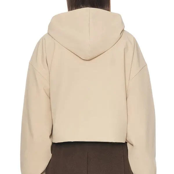 Stylish Urban Cropped Hoodie with Contemporary Design Elements Vintage Inspired Cropped Hoodie Versatile Minimalist - 图片 4