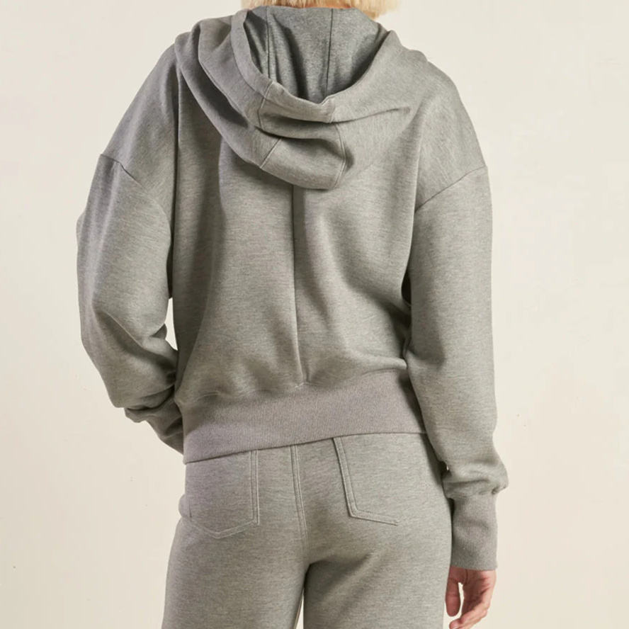 SImple Perfect Pullover Sweatershirts Hoodie for Woman Ladies Fashion Hoodie Design -sense Light Grey Hooded Personalized Wool - 图片 3