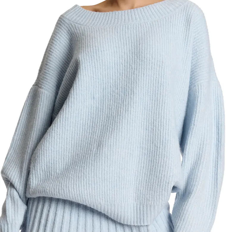 Customized Full Range Custom Knitted Sweaters OEM ODM Wholesale Crew Neck Sweater for Women Knit Sweater - 图片 4
